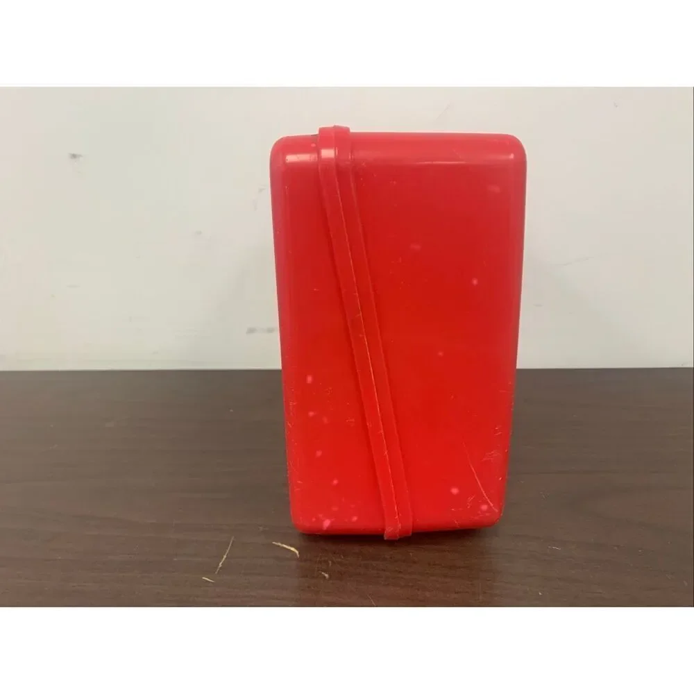 Vintage 1995 The Amazing Spider-Man Red Plastic Lunchbox Only